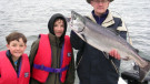 Family day out at sea