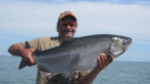 Very happy with his catch